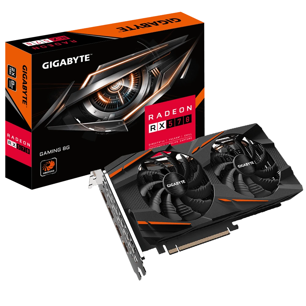 Gigabyte Radeon RX 570 GAMING 8G  (Rev. 2.0)